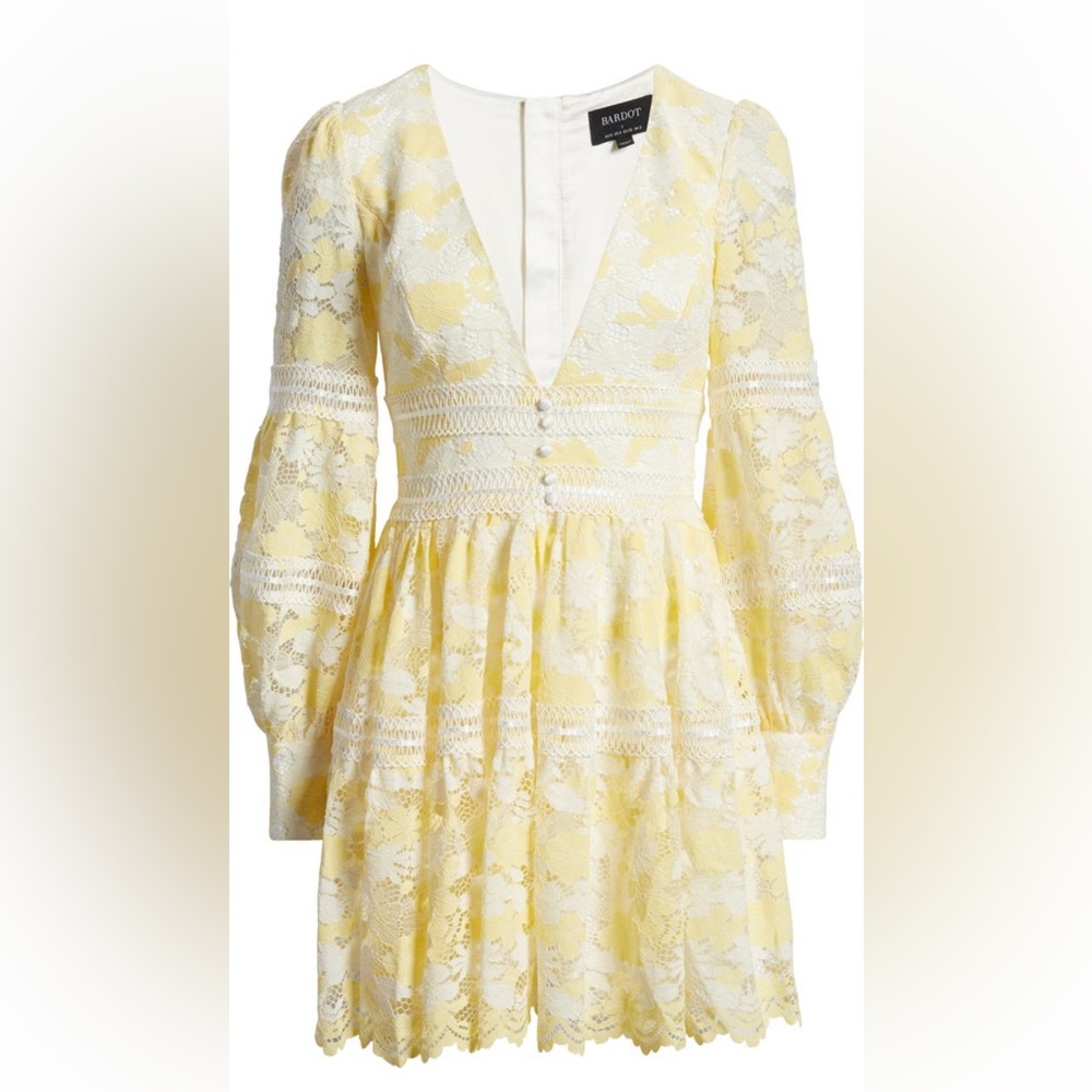 Bardot Lace Minidress